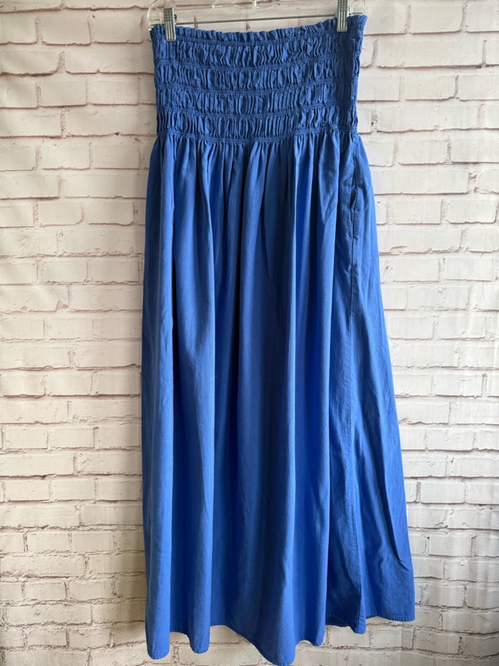 Universal Thread Cobalt Blue Smocked Maxi Skirt